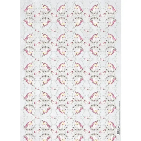 Gift Wrap Happy Birthday Unicorns Gift Wrap