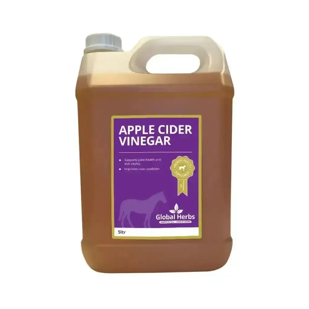 Global Herbs Apple Cider Vinegar 5 Litre Equine Joint Supplements