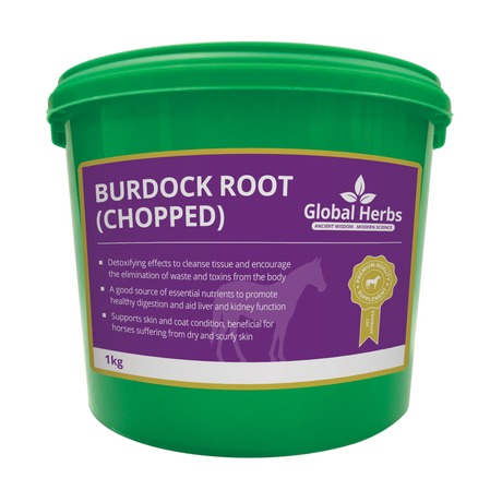 Global Herbs Burdock Root 1Kg  Barnstaple Equestrian Supplies