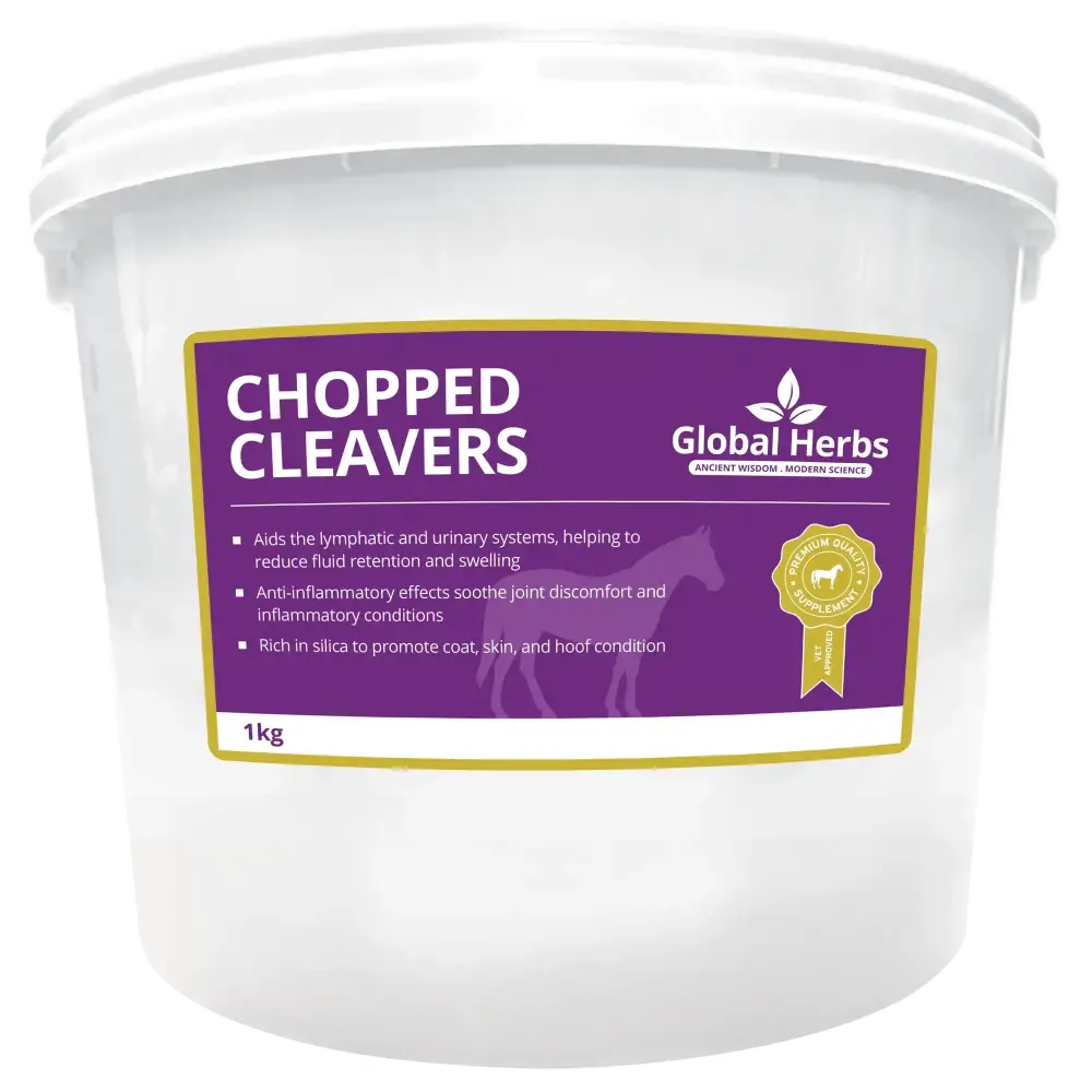 Global Herbs Chopped Cleavers 1kg Horse Supplements
