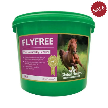 Global Herbs Flyfree 1kg Insect Repellent Supplements