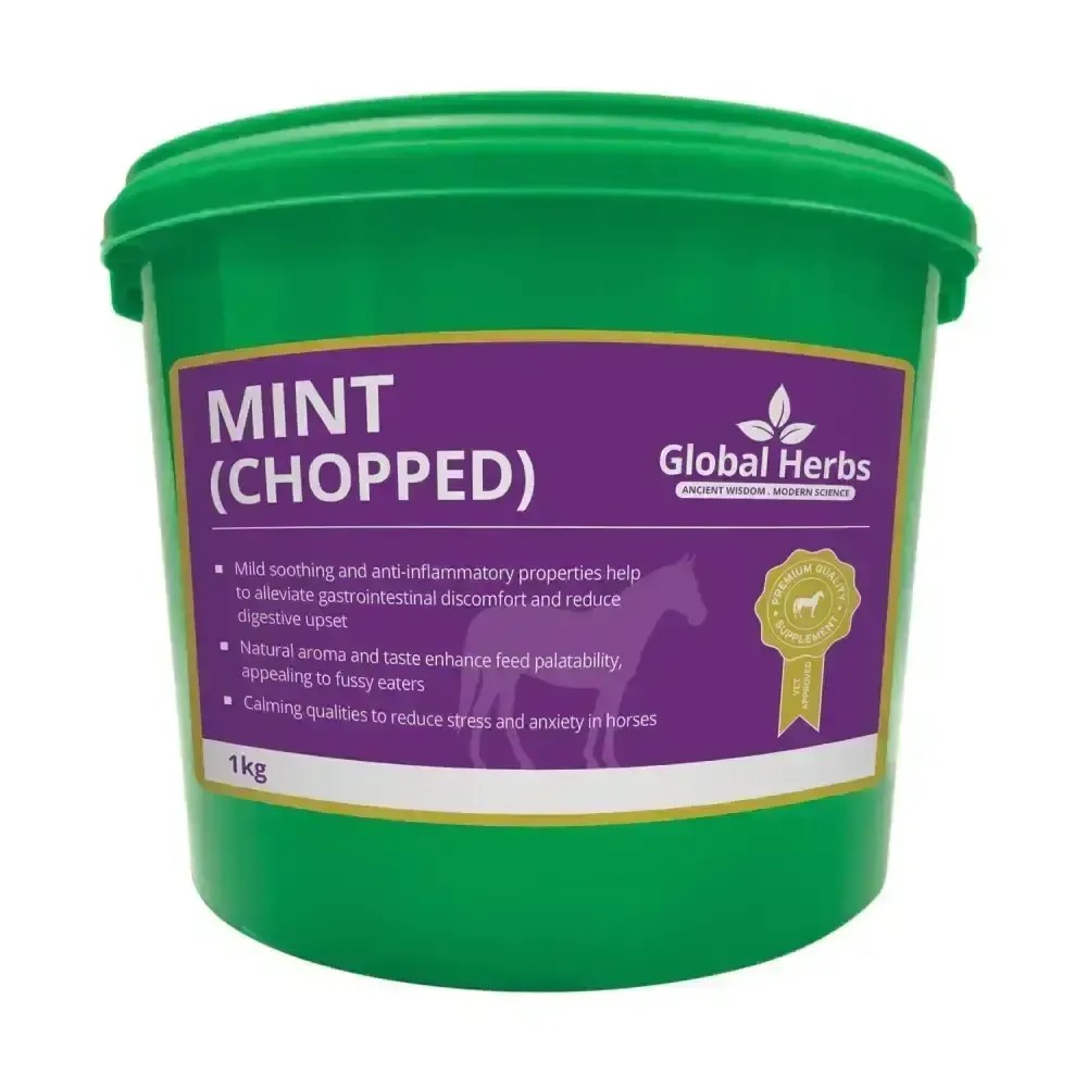 Global Herbs Mint (Chopped) 1kg Horse Supplements