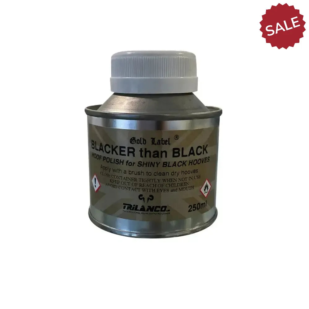 Gold Label Blacker Than Black Hoof Shine