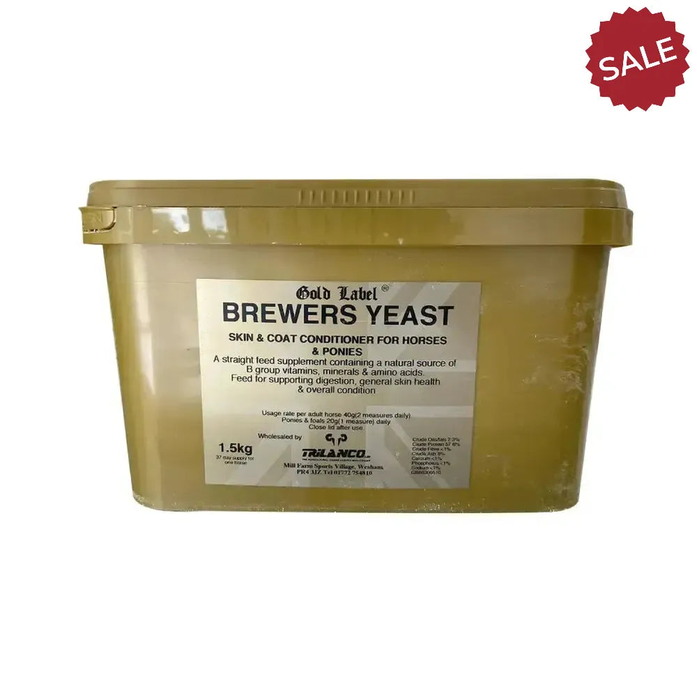 Gold Label Brewers Yeast 1.5kg Horse Supplements