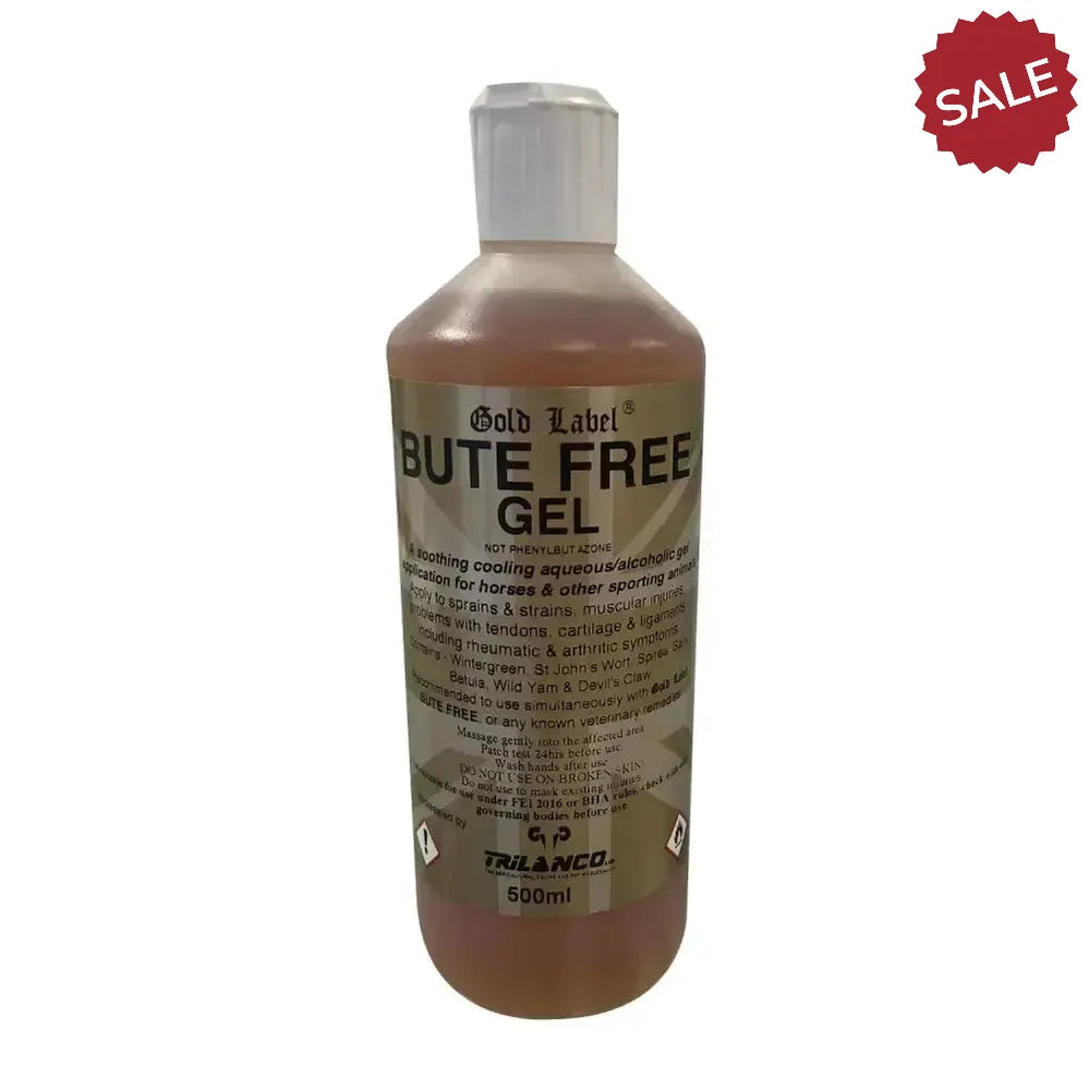 Gold Label Bute Free Gel Horse Supplements