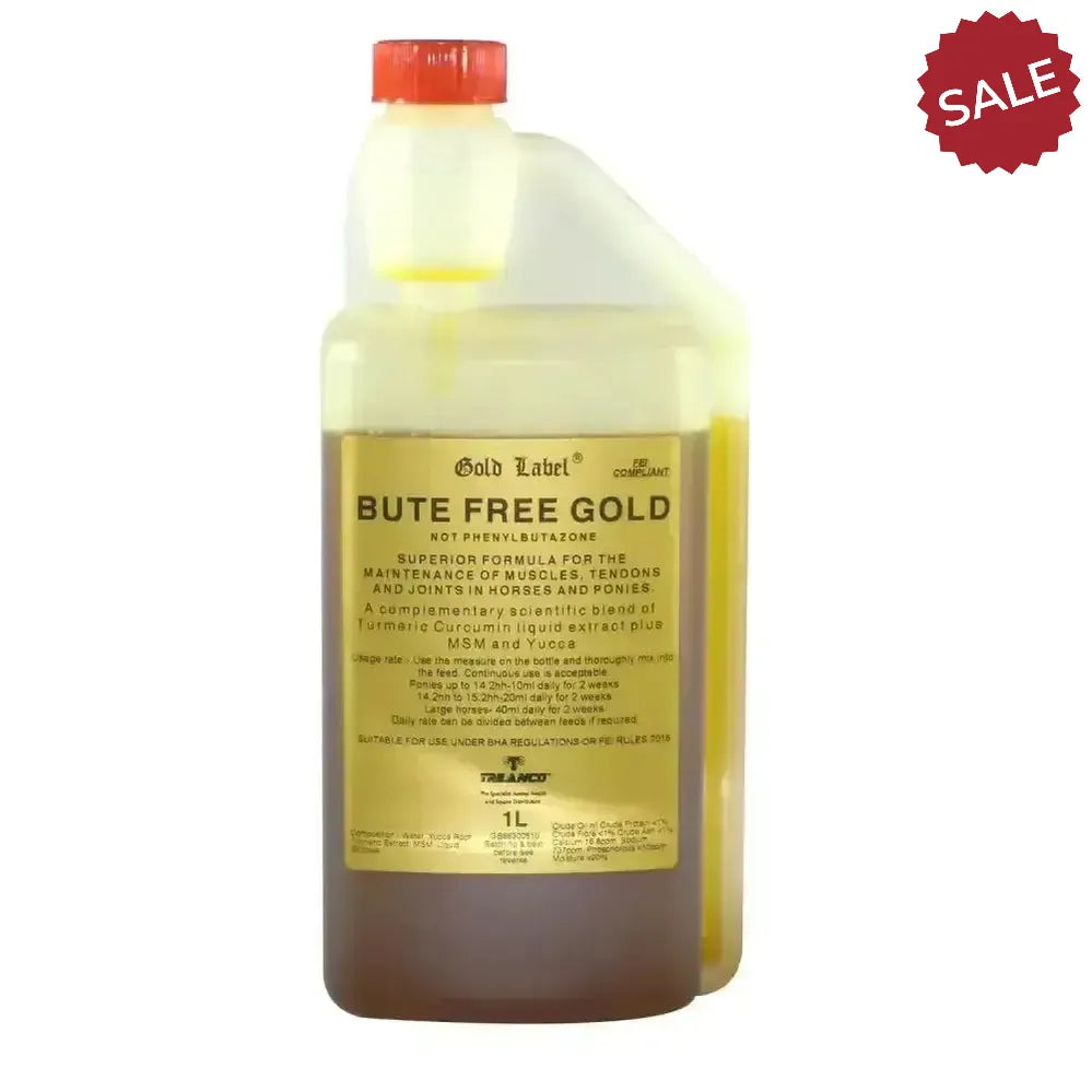 Gold Label Bute Free Gold Horse Supplements