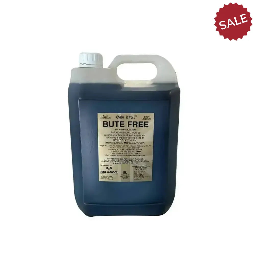 Gold Label Bute Free 1 Litre Horse Supplements