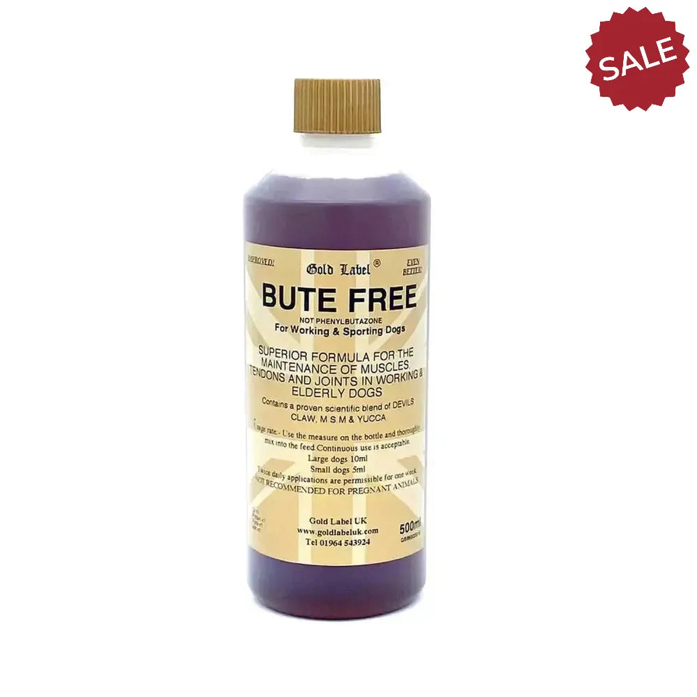 Gold Label Canine Bute Free Dog Supplements