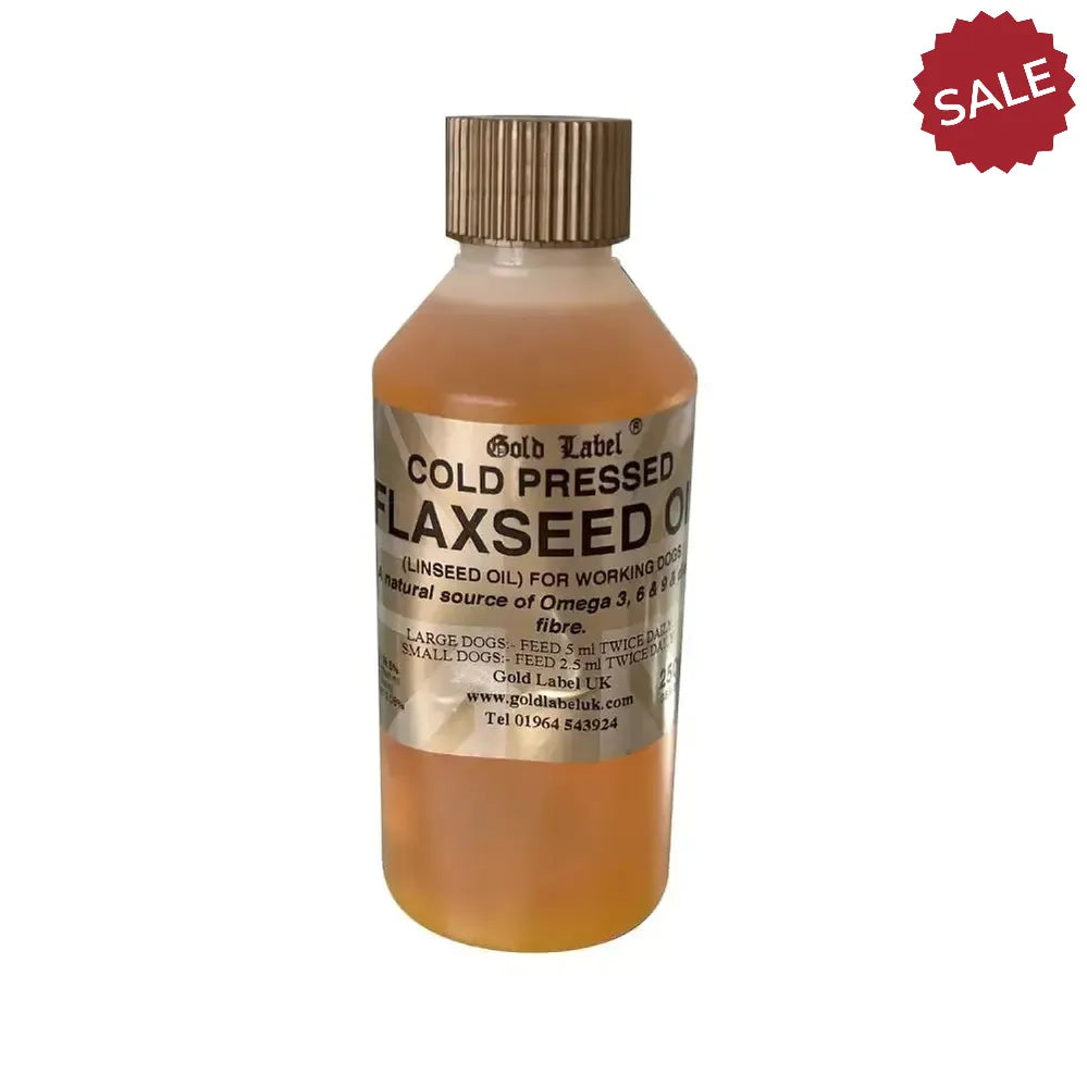 Gold Label Canine Flaxseed Oil Dog Supplements