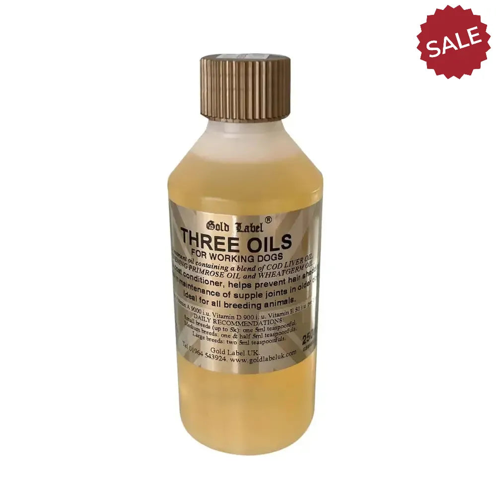 Gold Label Canine Three Oils Dogs