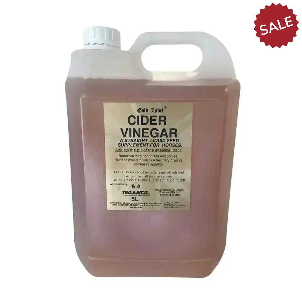 Gold Label Cider Vinegar 1 Litre Horse Supplements