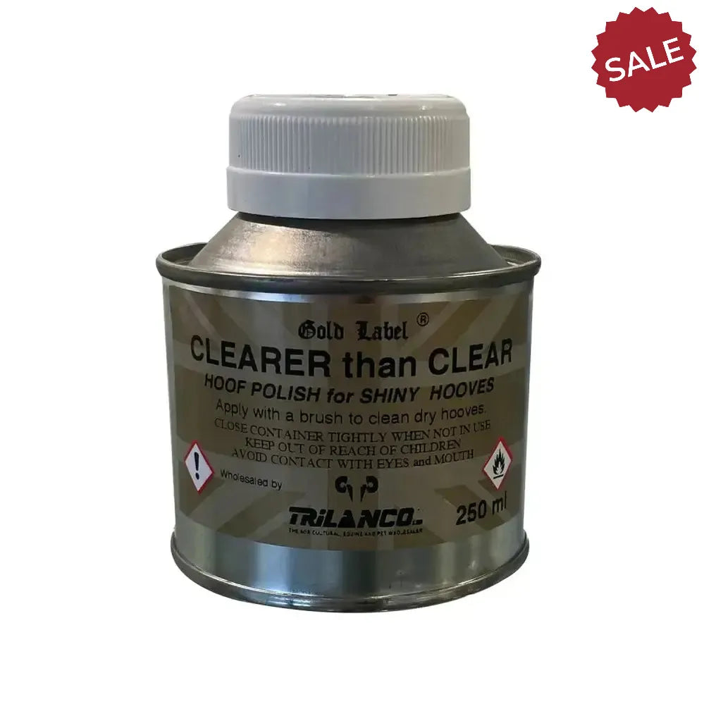 Gold Label Clearer Than Clear Hoof Shine