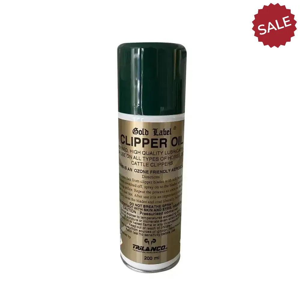 Gold Label Clipper Oil Aerosol Clipper Oil