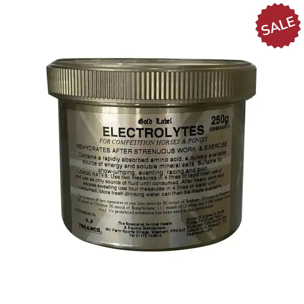Gold Label Electrolytes Horse Electrolytes