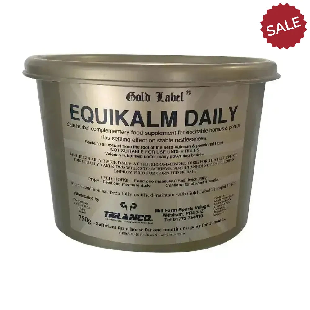 Gold Label Equikalm Daily 750g Horse Supplements