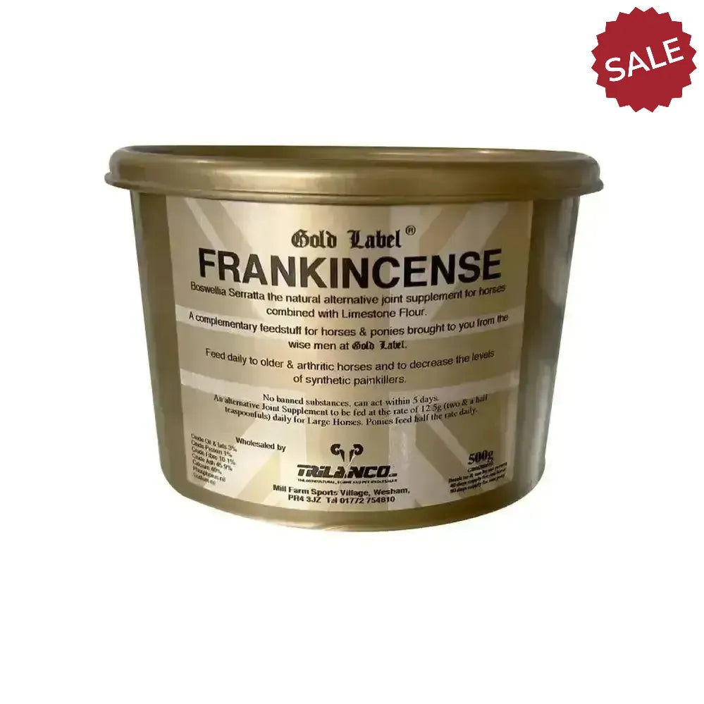 Gold Label Frankincense 500g Horse Supplements