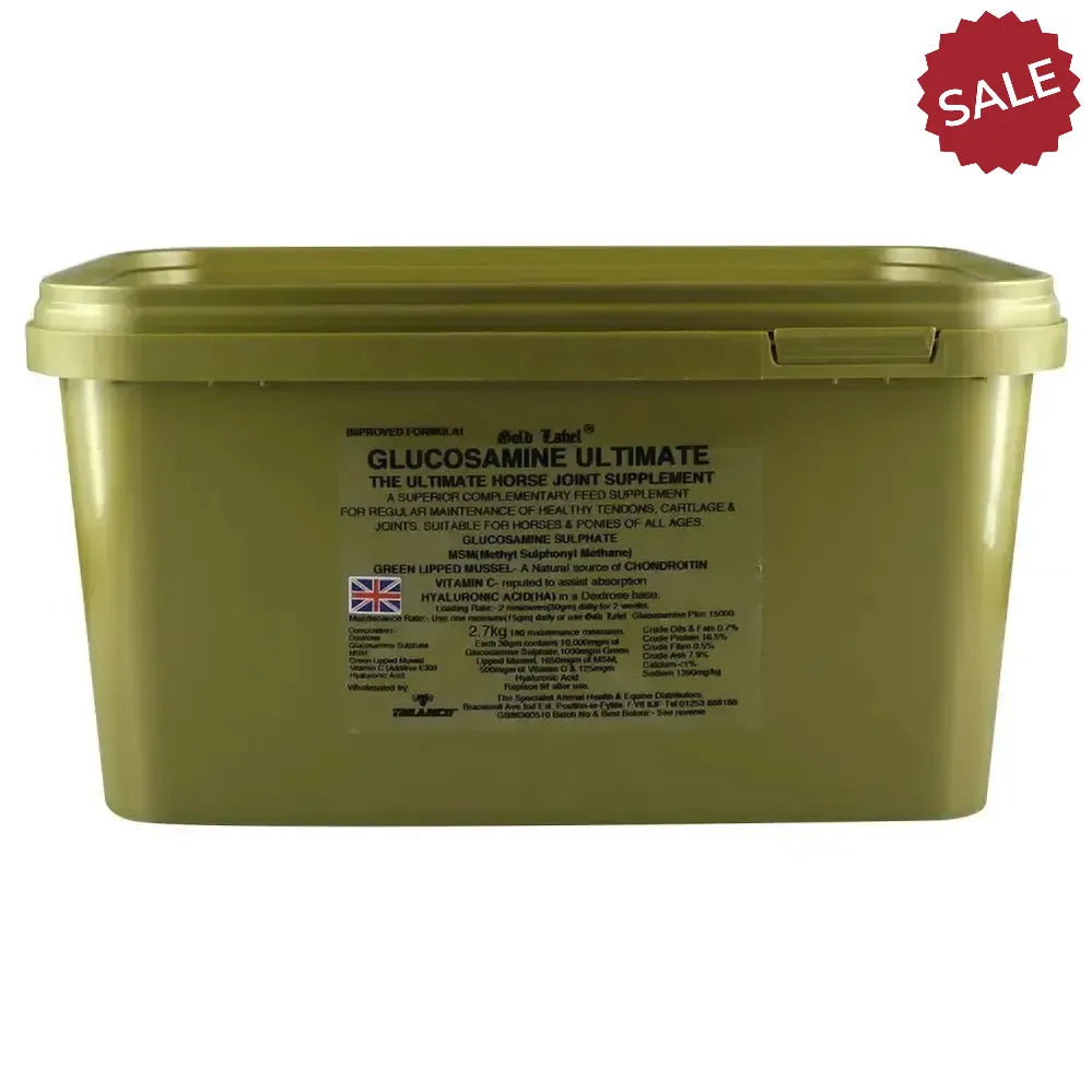 Gold Label Glucosamine Ultimate 900g Horse Supplements