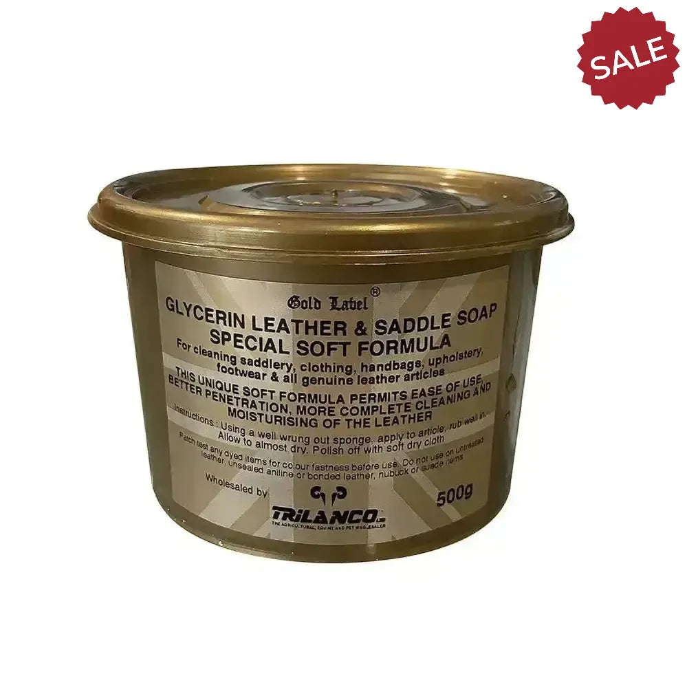 Gold Label Glycerin Leather & Saddle Soap 100g Saddle Soaps