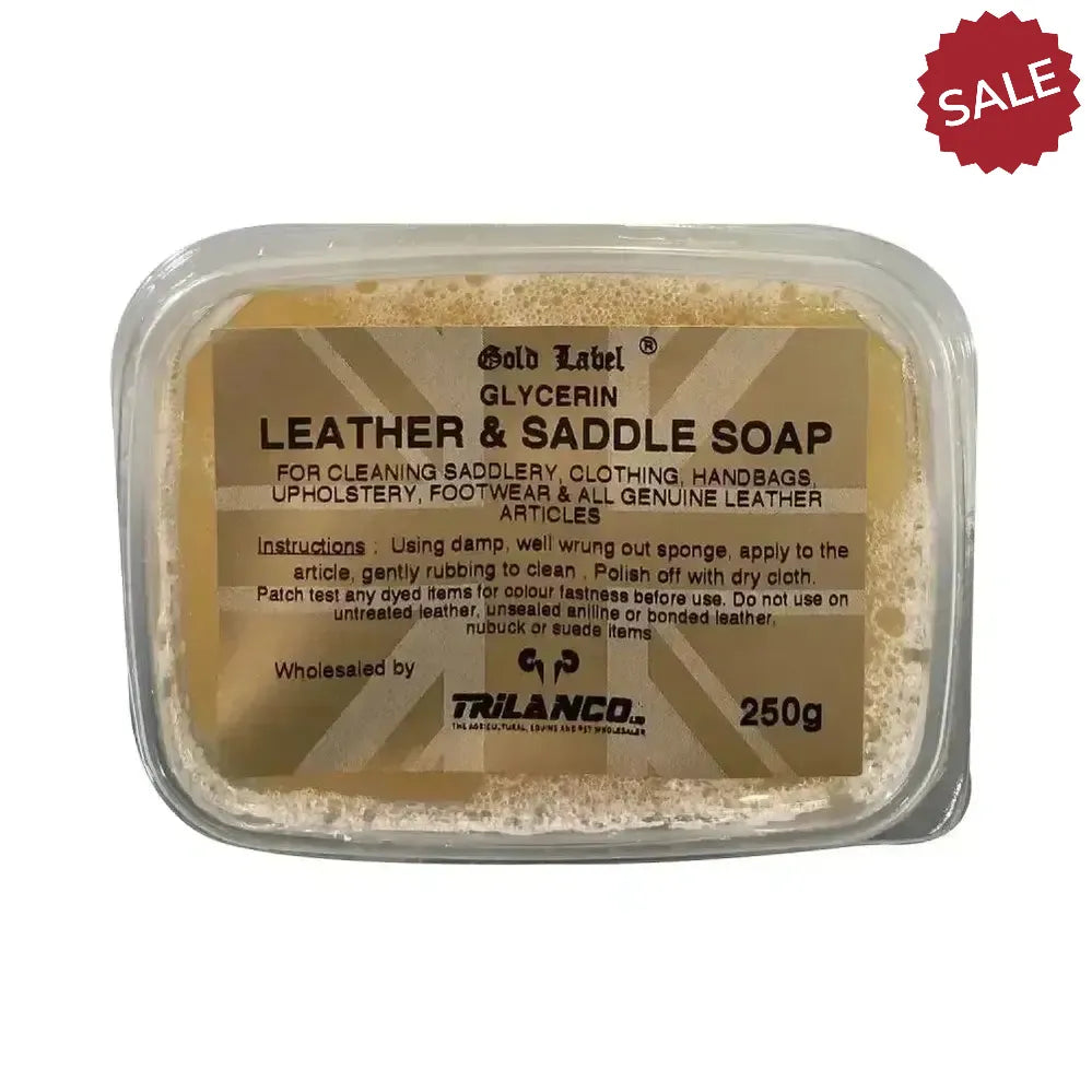 Gold Label Glycerin Leather & Saddle Soap 100g Saddle Soaps