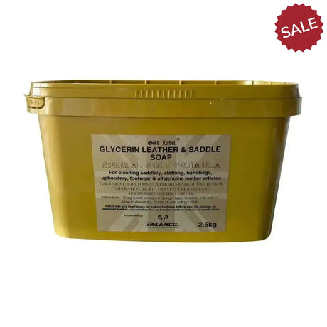Gold Label Glycerin Leather & Saddle Soap Soft Formula 500g Saddle Soaps