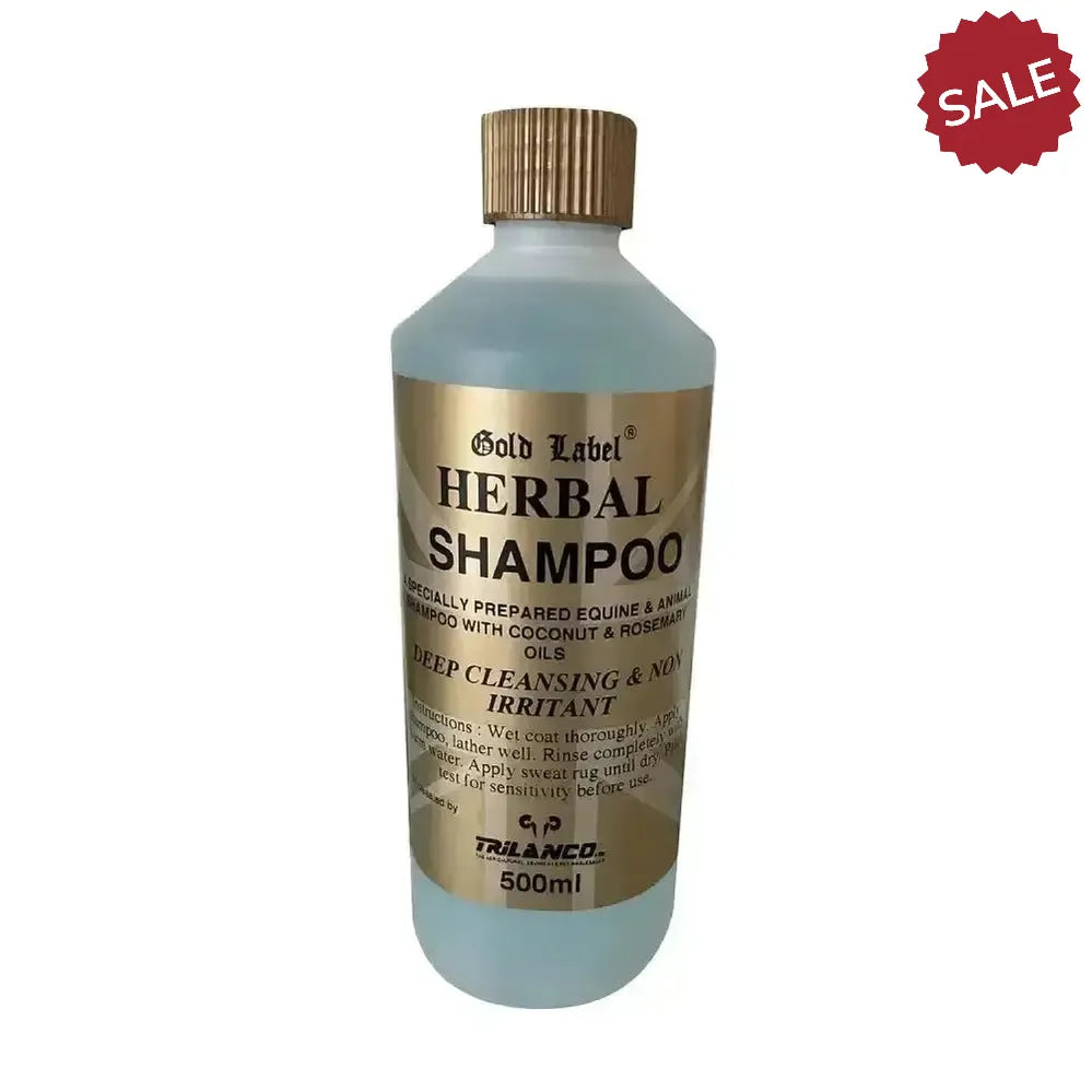 Gold Label Herbal Shampoo 500 ml Horse Shampoos