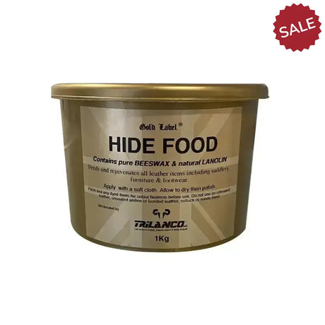Gold Label Hide Food 250g Leather Care