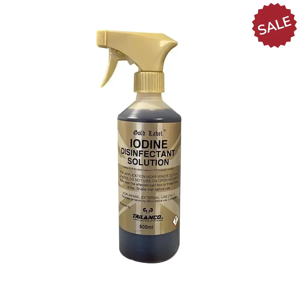 Gold Label Iodine Disinfectant Solution Wound Care