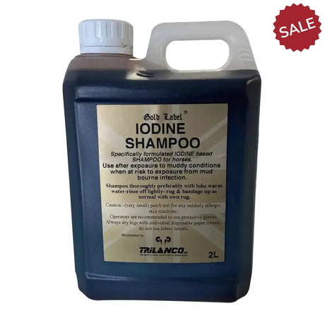 Gold Label Iodine Shampoo Horse Shampoos