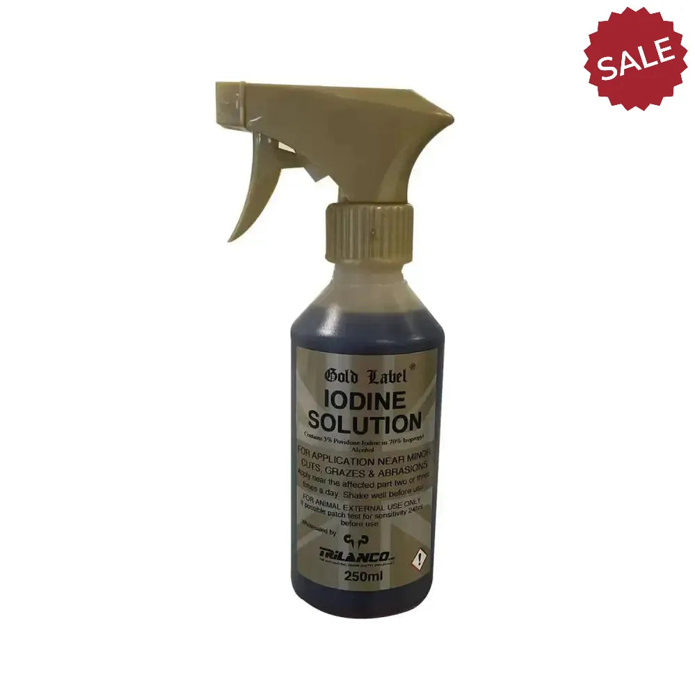 Gold Label Iodine Solution Wound Care
