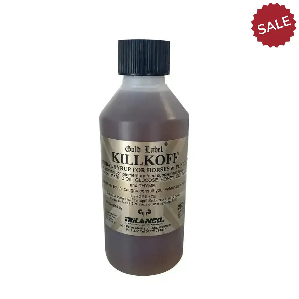 Gold Label Killkoff Herbal Syrup 250 ml Horse Supplements
