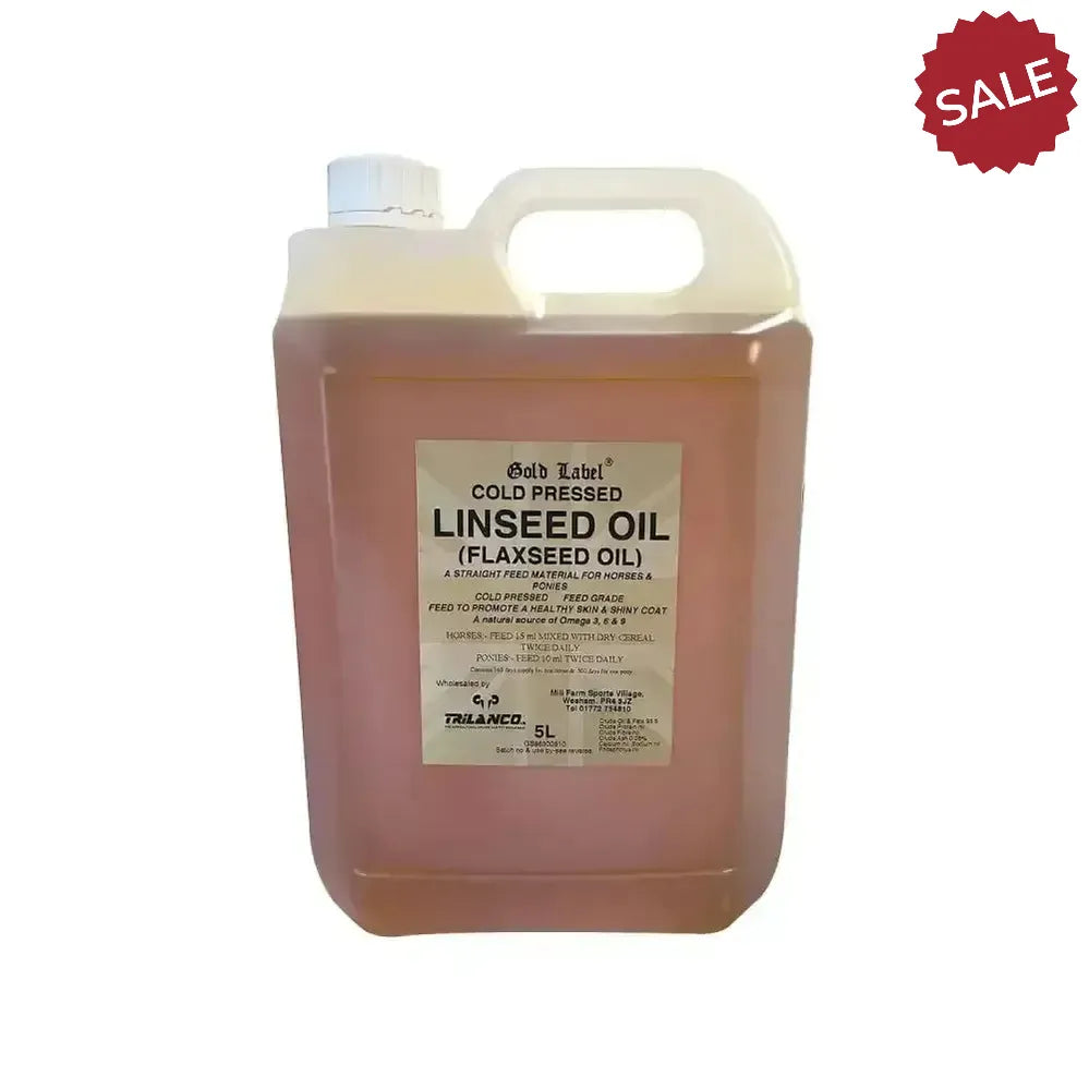 Gold Label Linseed Oil 1 Litre Horse Supplements
