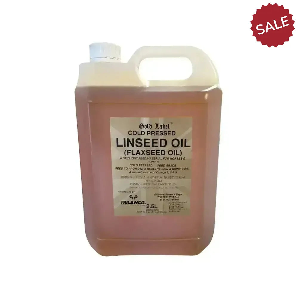 Gold Label Linseed Oil 1 Litre Horse Supplements