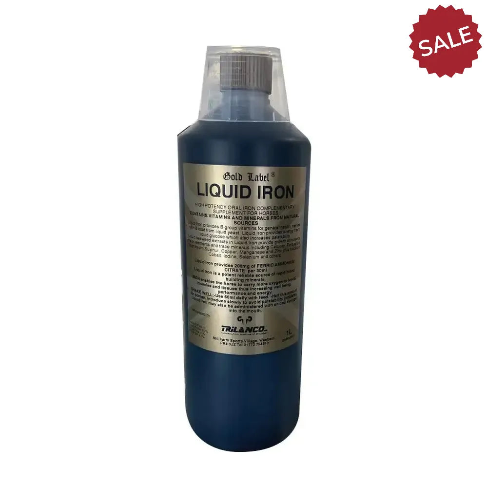 Gold Label Liquid Iron Horse Supplements