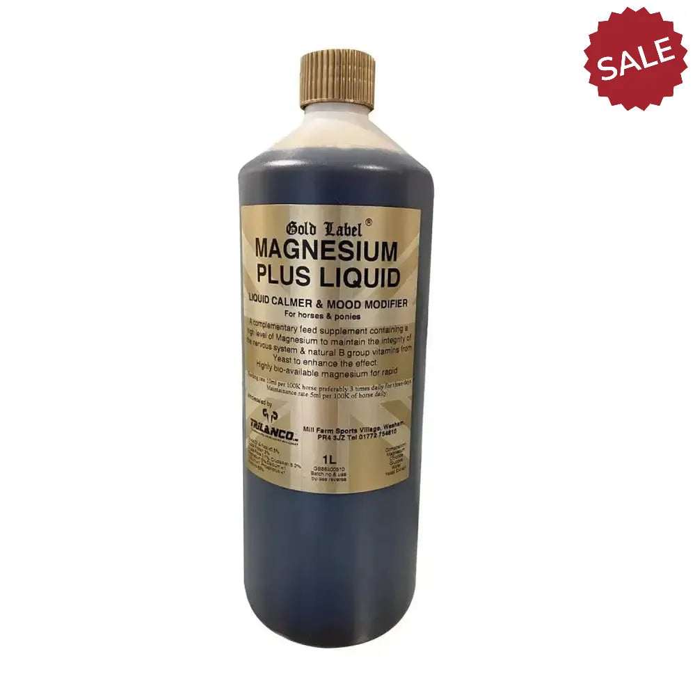 Gold Label Magnesium Plus Liquid Horse Supplements