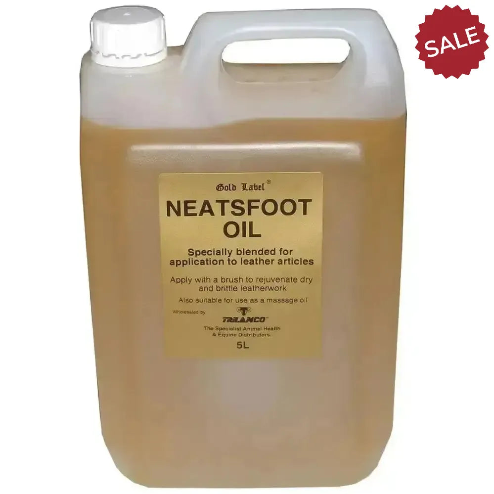 Gold Label Neatsfoot Oil 1 Litre Leather Oil