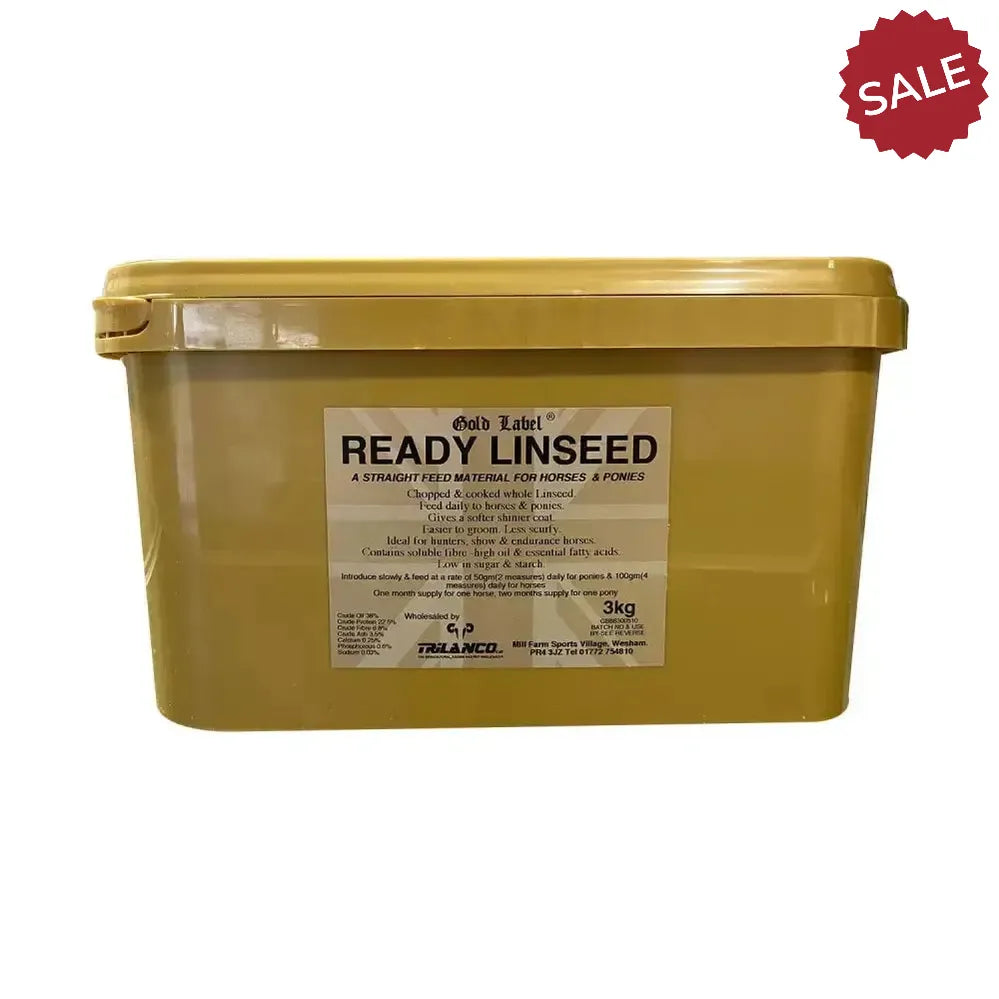 Gold Label Ready Linseed Horse Supplements