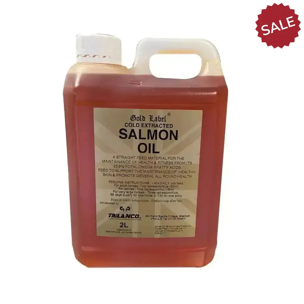 Gold Label Salmon Oil 1 Litre Horse Supplements