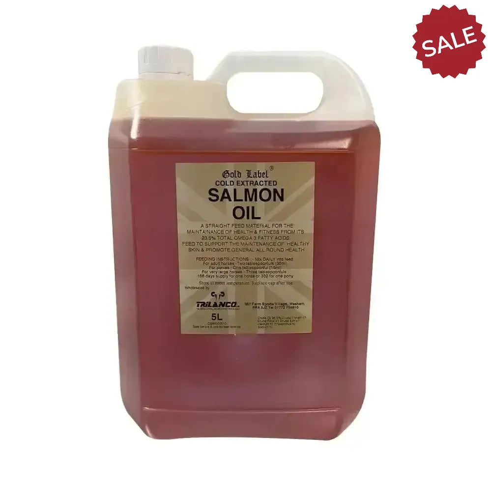 Gold Label Salmon Oil 1 Litre Horse Supplements