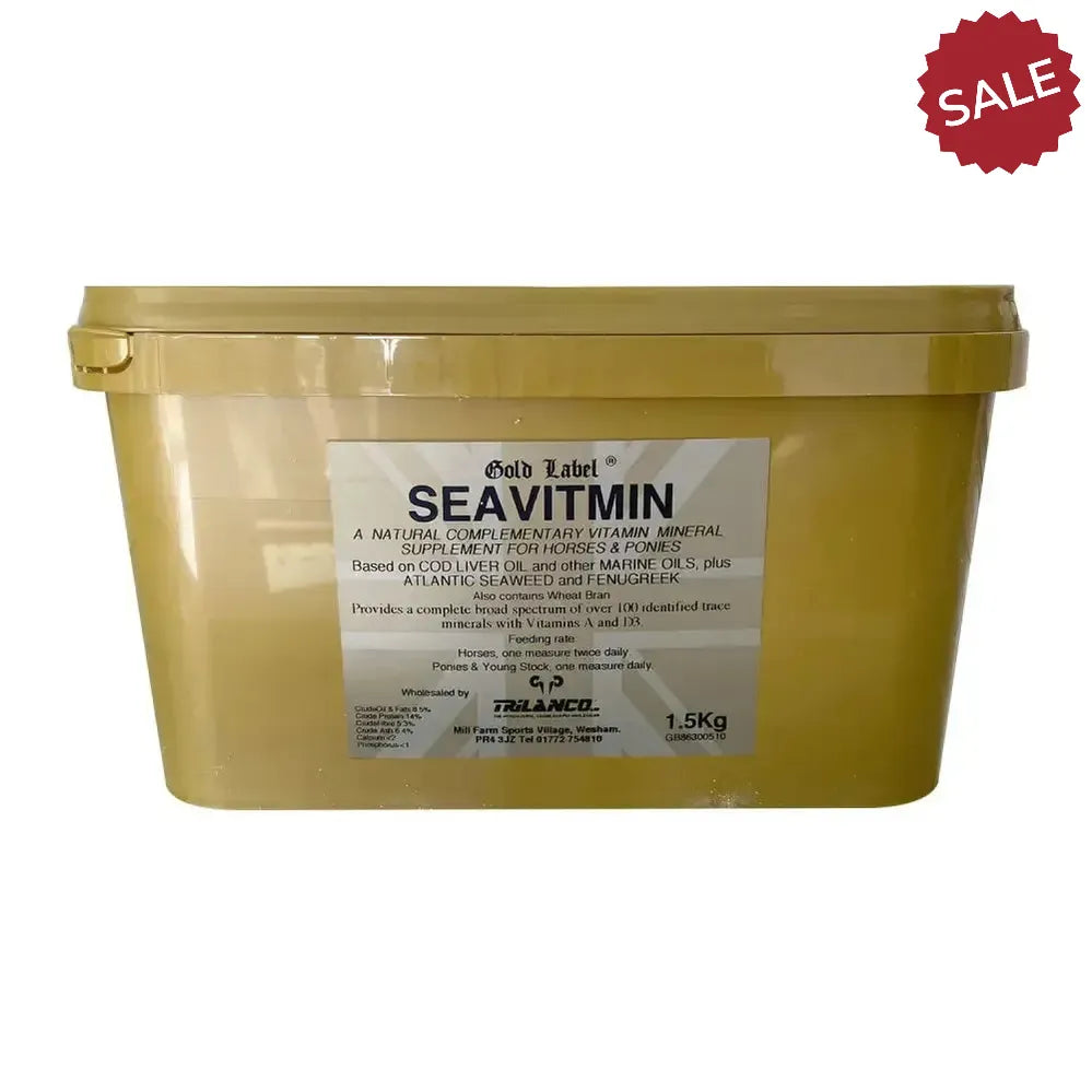 Gold Label Seavitmin 1.5kg Horse Supplements