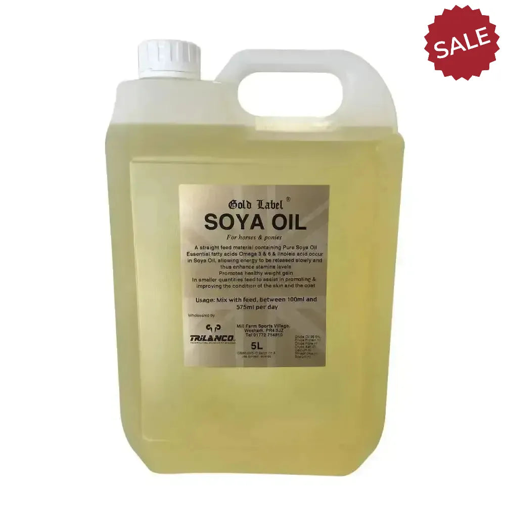 Gold Label Soya Oil 1 Litre Horse Supplements