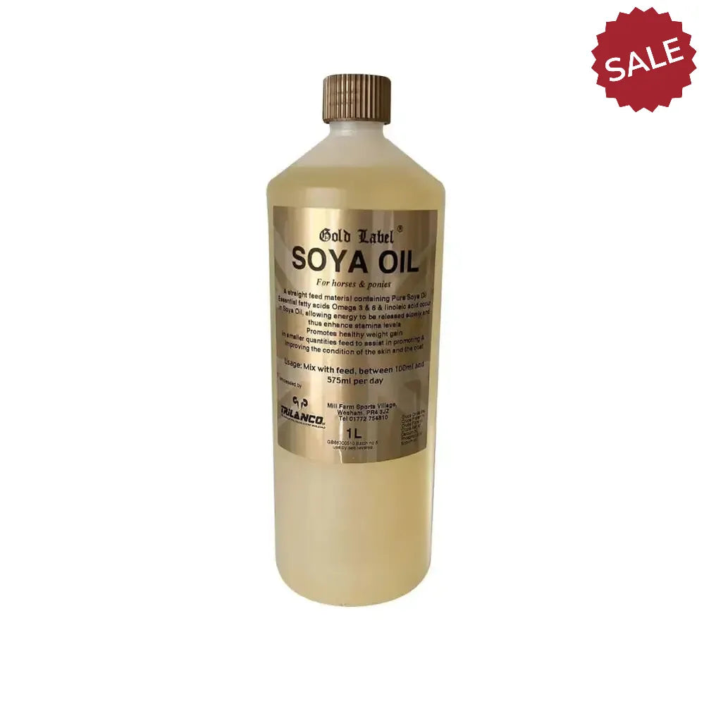 Gold Label Soya Oil 1 Litre Horse Supplements