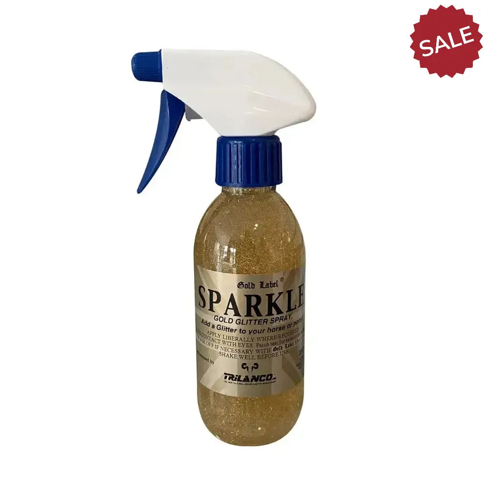 Gold Label Sparkle Glitter Spray 250 ml Gold Horse Grooming