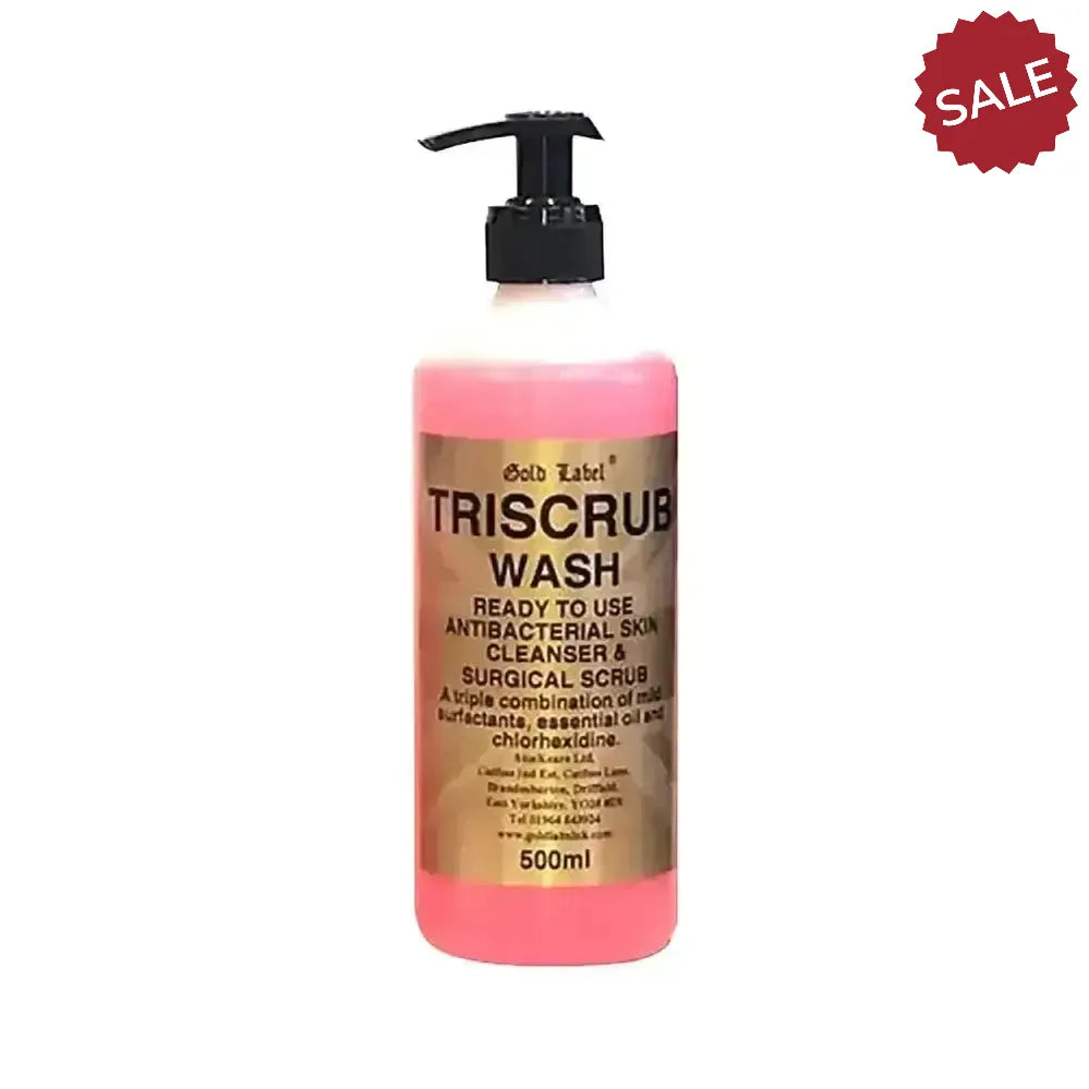 Gold Label Triscrub Wash 250 ml Veterinary