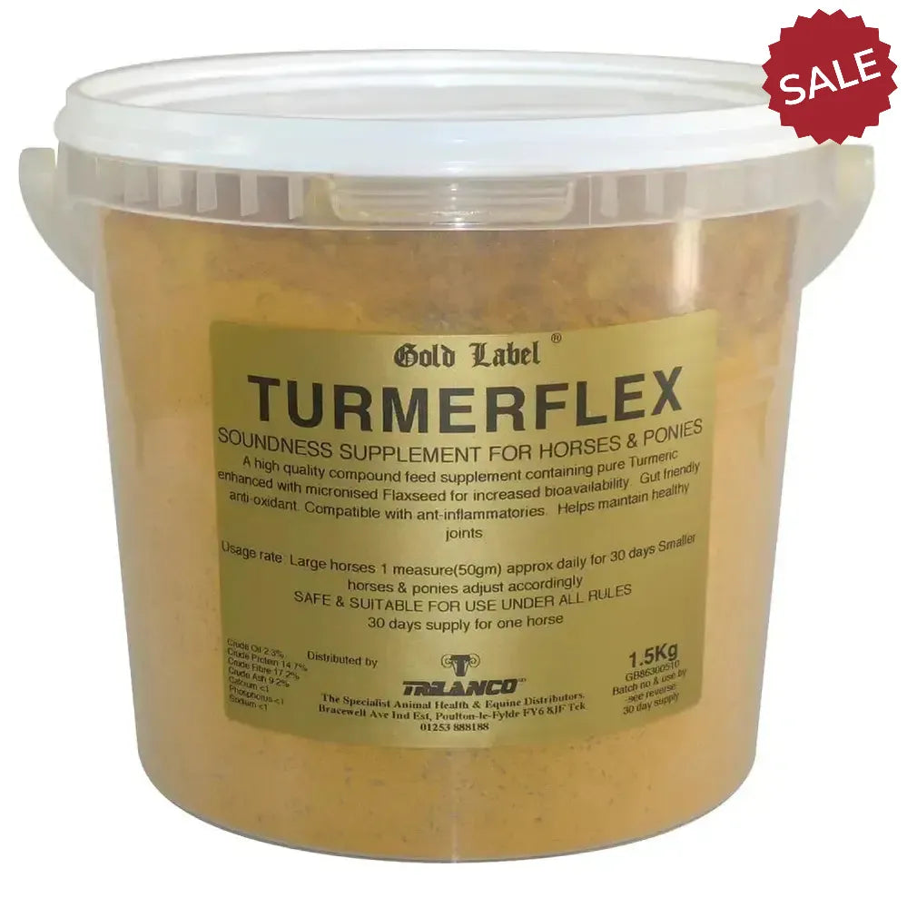 Gold Label Turmaflex 1.5kg Horse Supplements