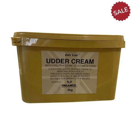 Gold Label Udder Cream 2kg Skin Care Creams