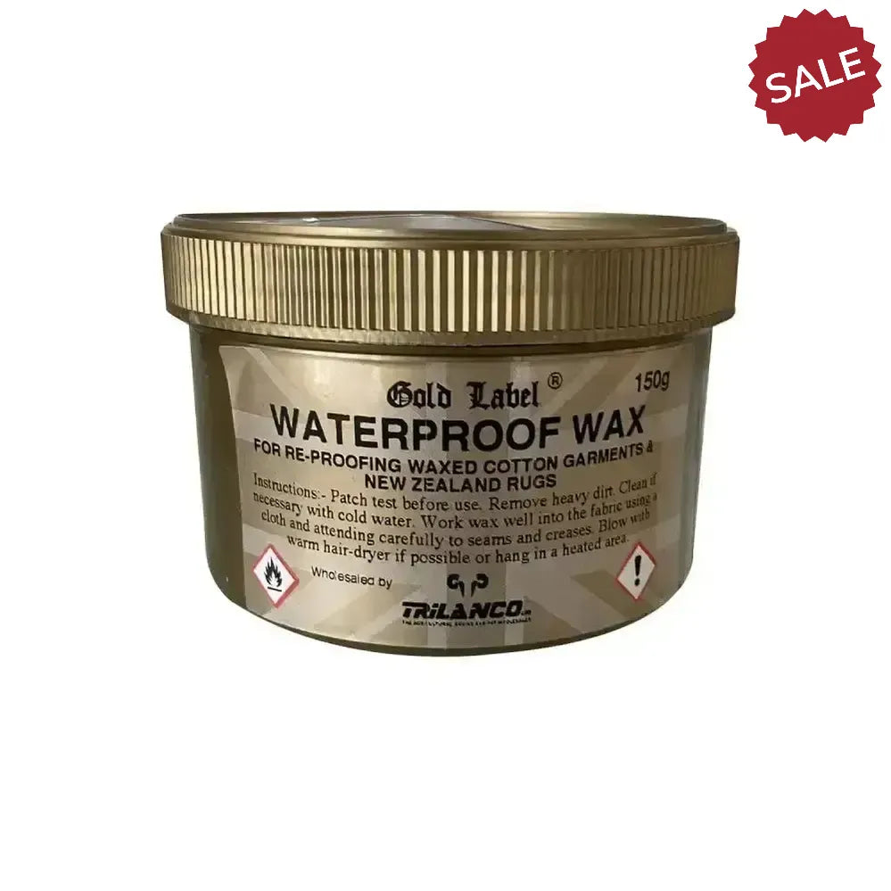 Gold Label Waterproof Wax 150g Waterproof Treatments
