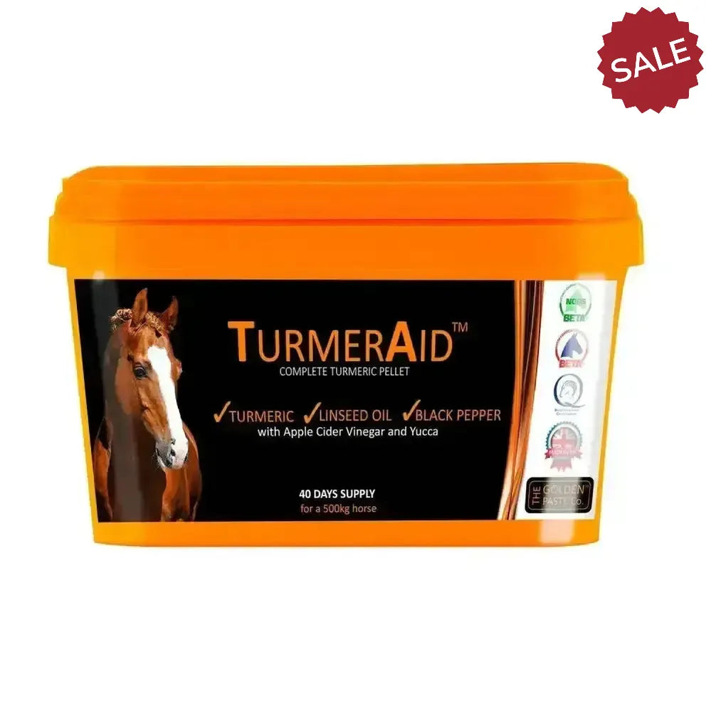 The Golden Paste Co Turmeraid 2kg Horse Supplements