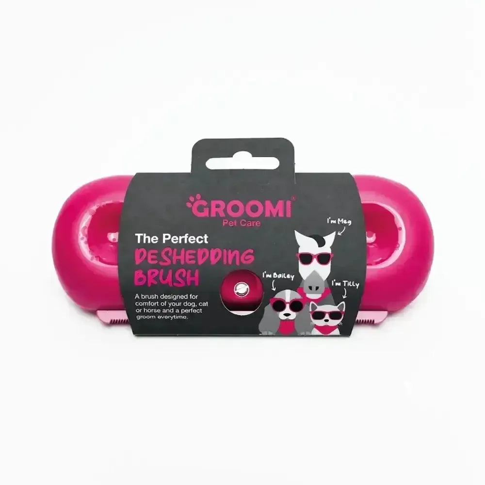Groomi Pet Care Groomi Tool 2.0 Pink Horse Shedding Tool