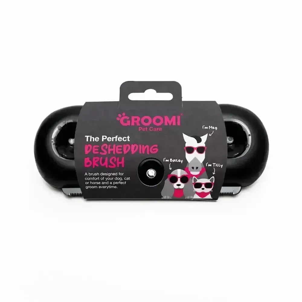 Groomi Pet Care Groomi Tool 2.O Black Horse Shedding Tool