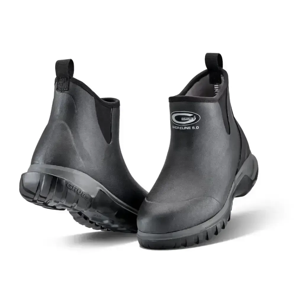 Grub Boots Shoreline 4.0 Short Yard Boots Black 3 Short Boots